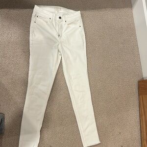 Nicole miller white skinny jeans